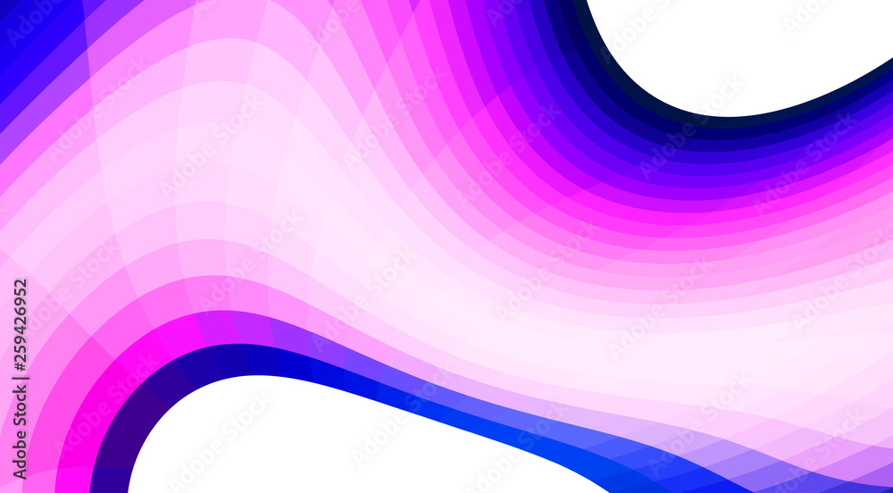 Magenta and blue background with curved shape and color gradient mosaic Magenta and blue background with curved shape and color gradient mosaic