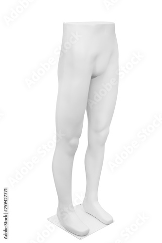 Gloss color mannequin isolated