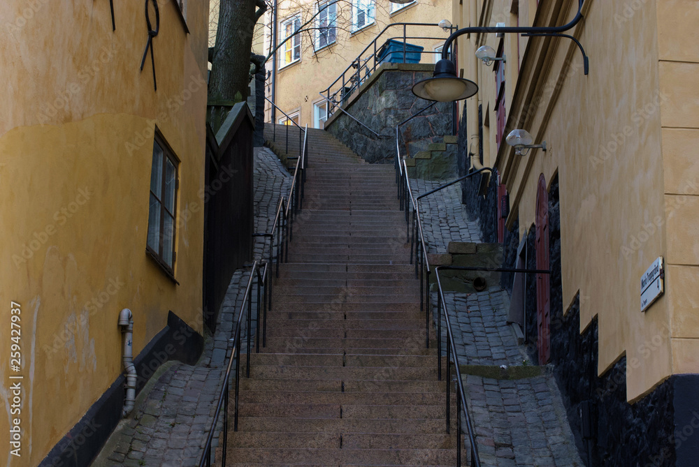 Stairs in Stockholm
