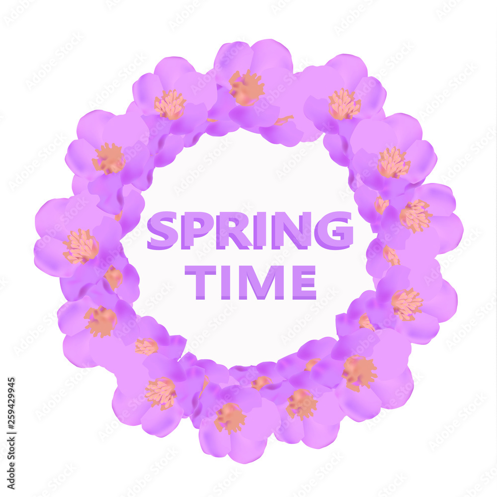 Bright spring flowers. Spring time background with beautiful colorful flowers.