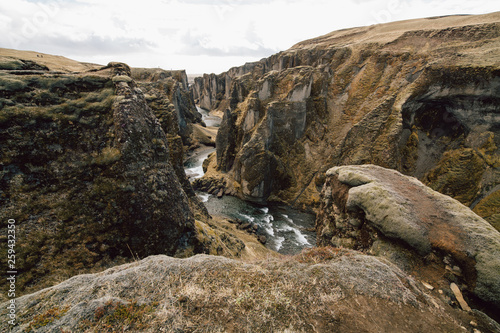Iceland canyon 