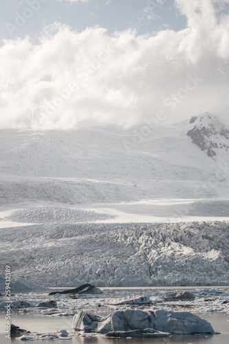 Iceland glacier