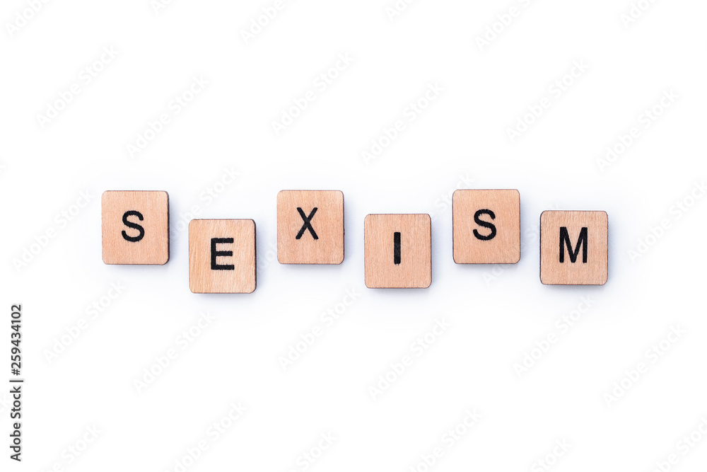 The word SEXISM The word SEXISM