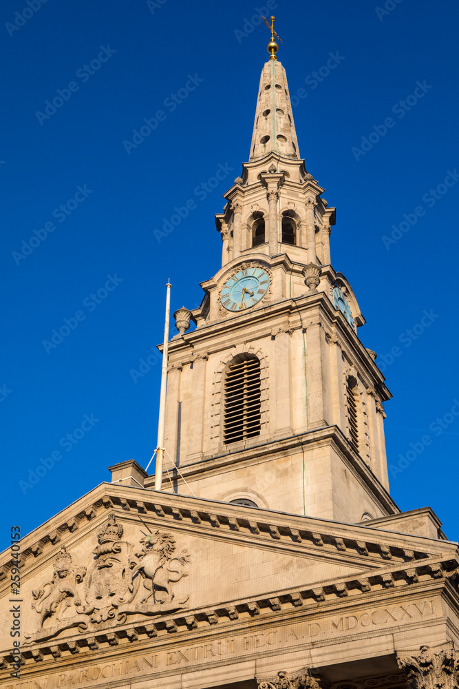 St Martin-in-the-Fields church in London