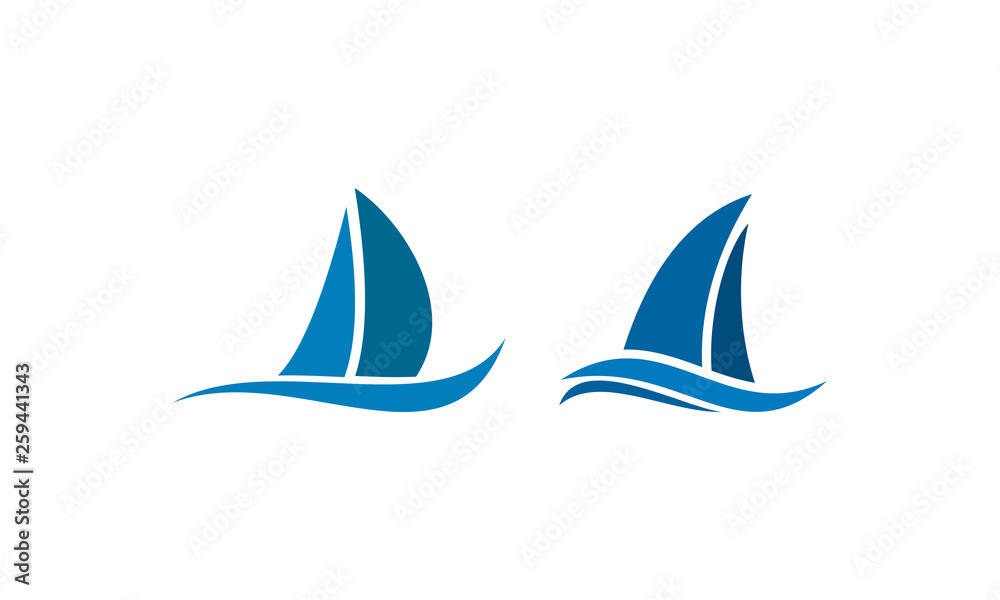 logo sailing vector