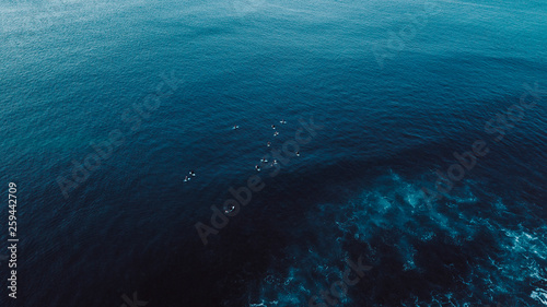 Aerial Perspective of Waves and Coastline of Great Ocean Road Australia © Judah