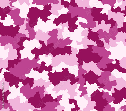 Pink & Purple camouflage seamless pattern © JRB