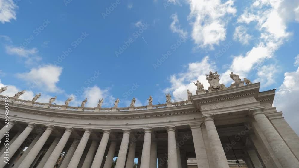 Detail of Vatican architecture Detail of Vatican architecture