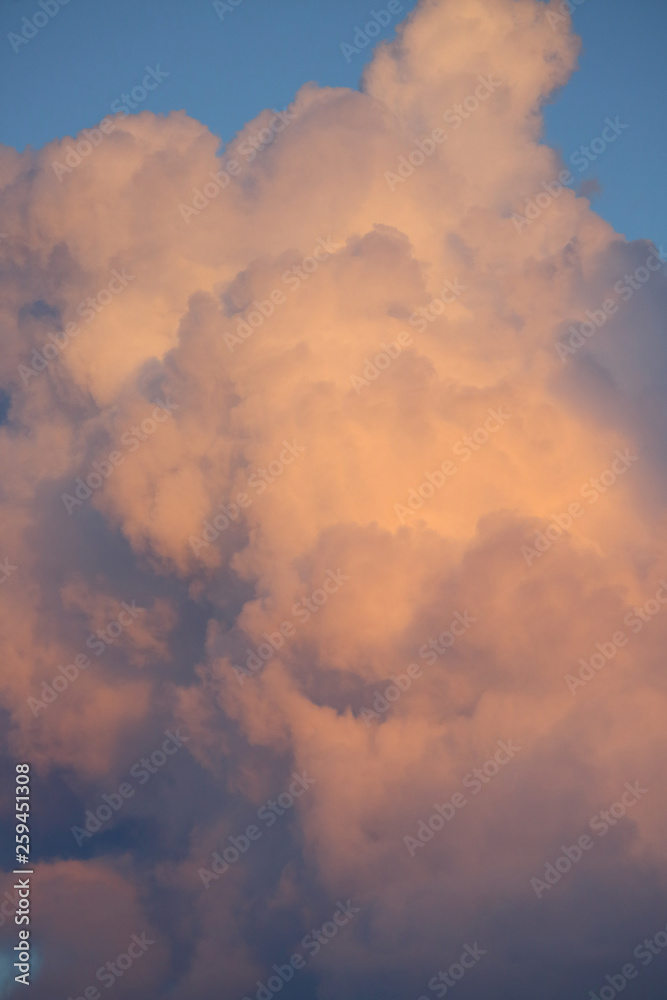 dramatic cloud on sky