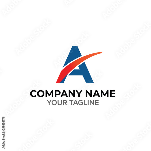 Free Download Letter A Logo Template - GFXLoad