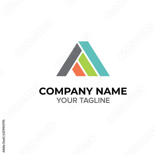 Free Download Letter A Logo Template - GFXLoad