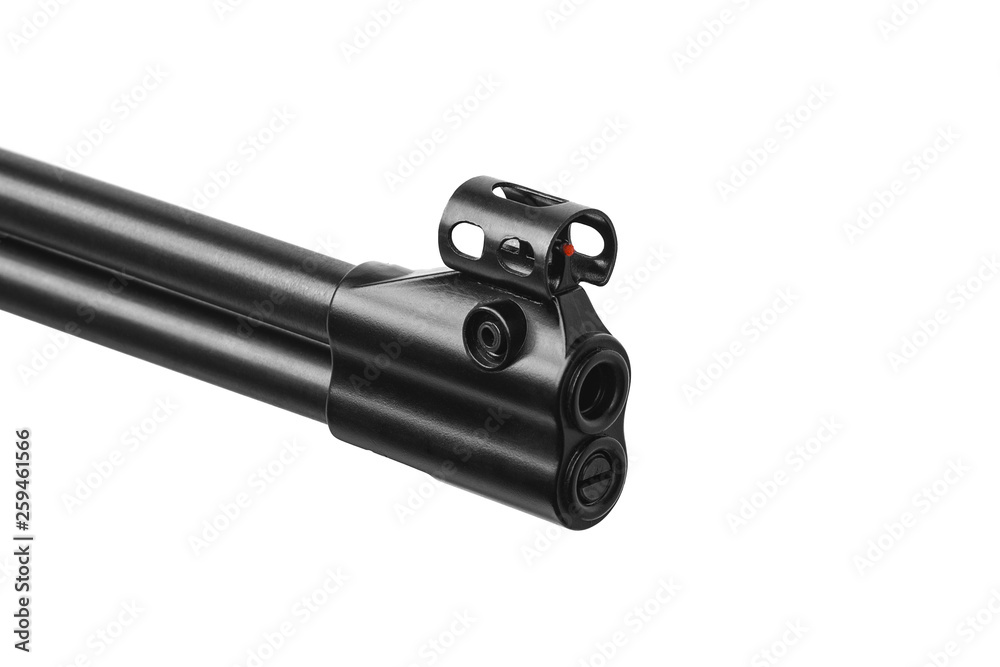 pneumatic rifle isolated on white pneumatic rifle isolated on white