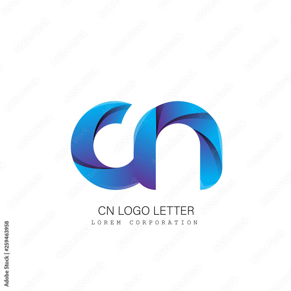 cn cn circle lowercase design of alphabet letter combination with infinity suitable as a logo for a company or business - Vector cn cn circle lowercase design of alphabet letter combination with infinity suitable as a logo for a company or business - Vector