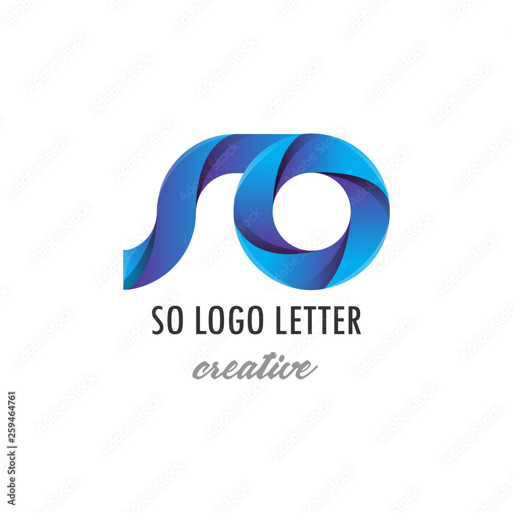 so s o circle lowercase design of alphabet letter combination with infinity suitable as a logo for a company or business - Vector so s o circle lowercase design of alphabet letter combination with infinity suitable as a logo for a company or business - Vector