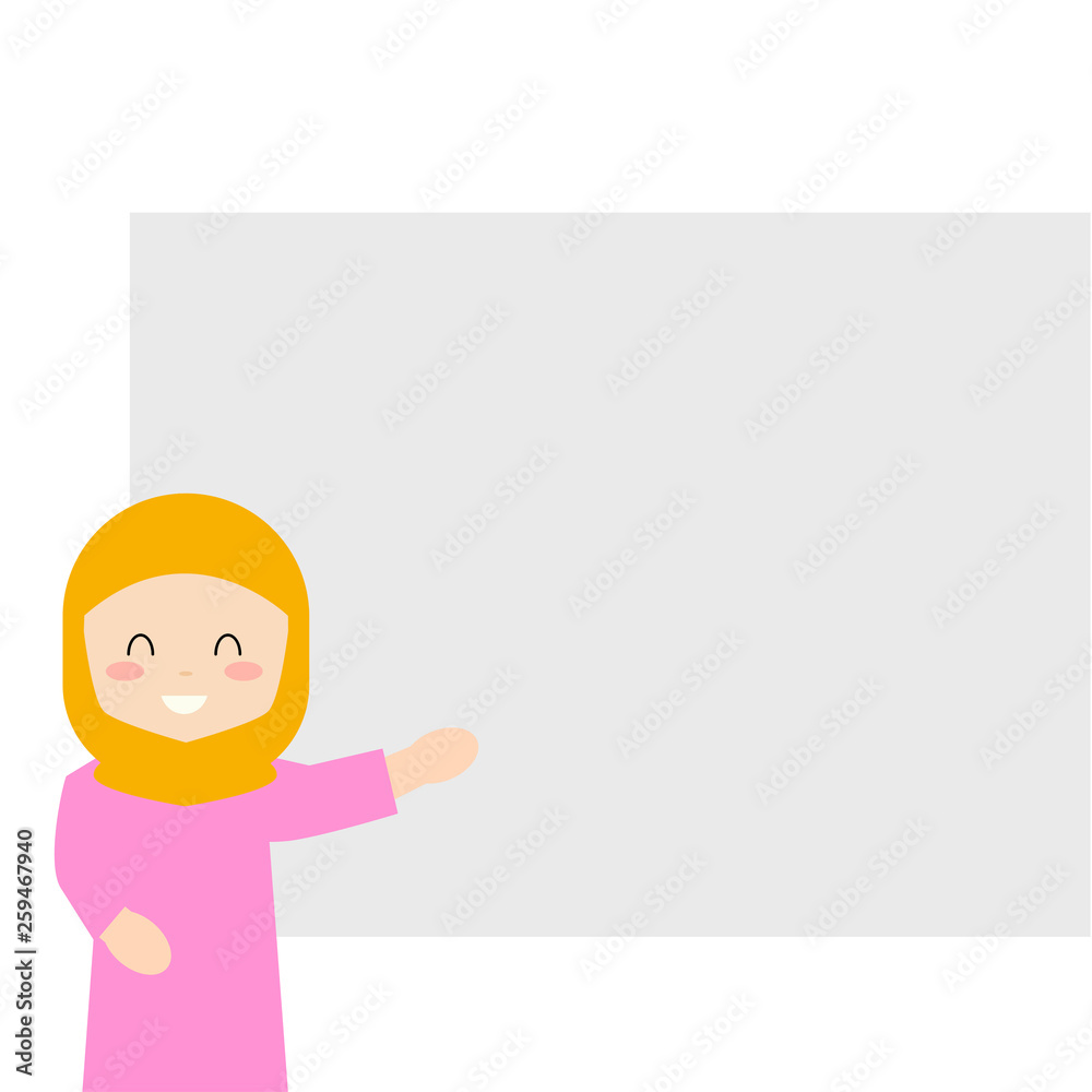 happy ramadan kids collection template. vector happy ramadan kids collection template. vector