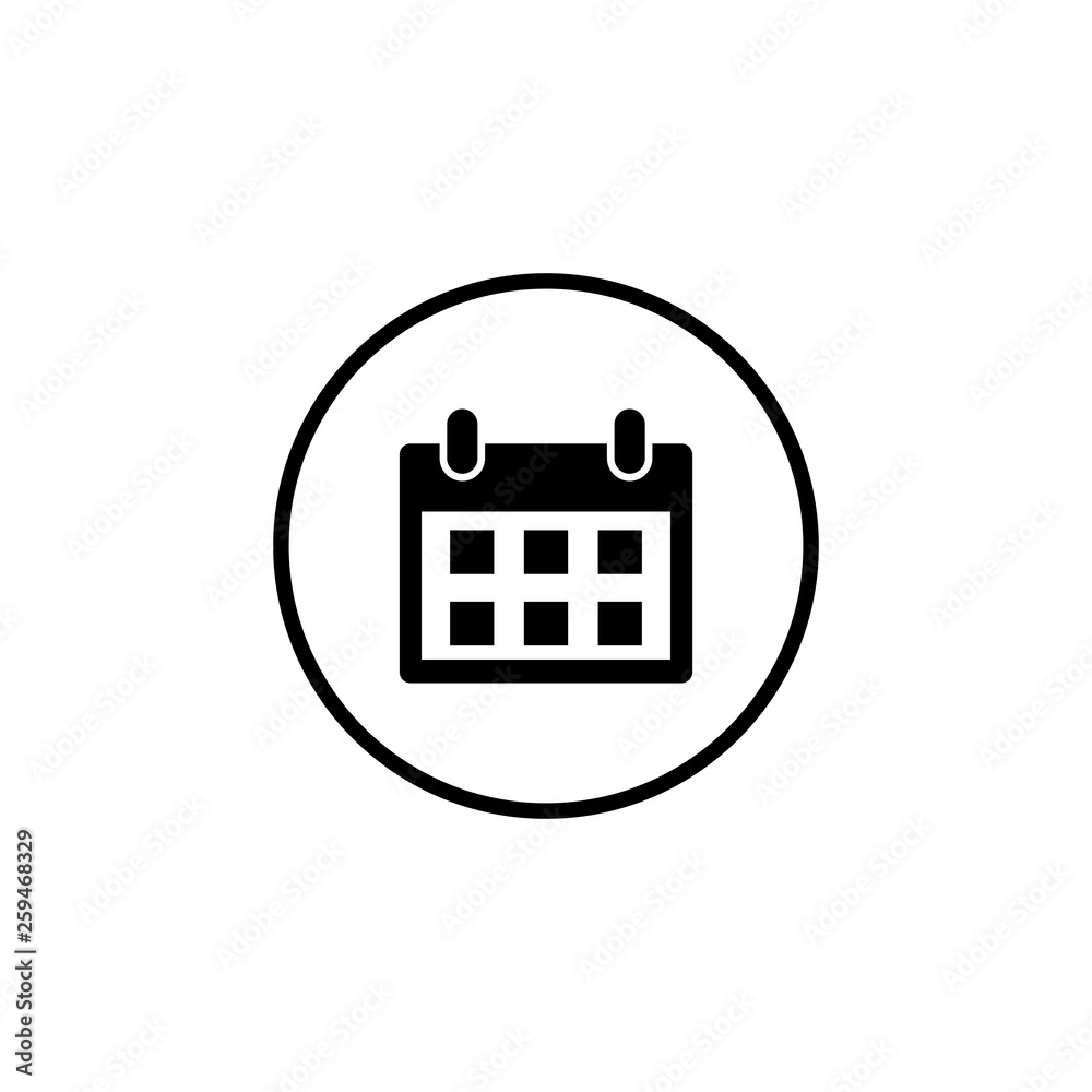 calendar icon vector. Calender symbol calendar icon vector. Calender symbol