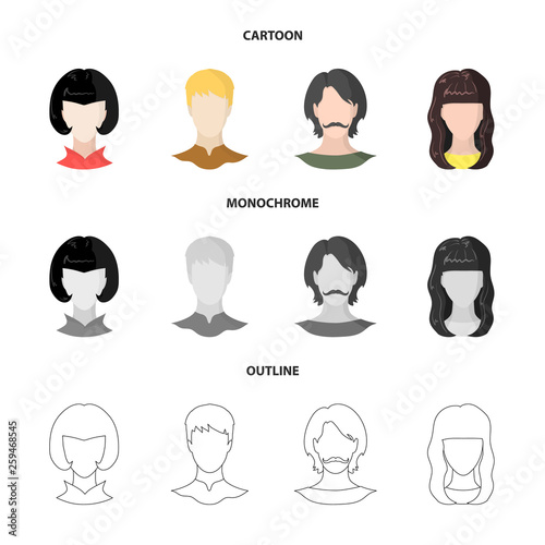 Vector design of professional and photo logo. Set of professional and profile stock vector illustration.