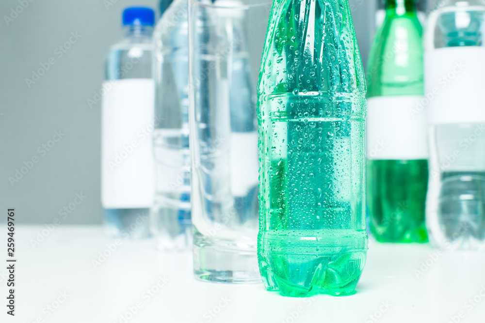 set of water plastic bottle set of water plastic bottle