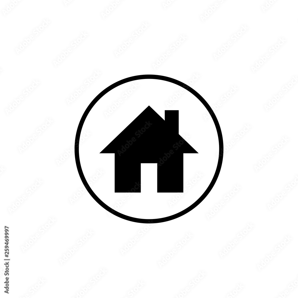 Home icon vector. House vector icon Home icon vector. House vector icon