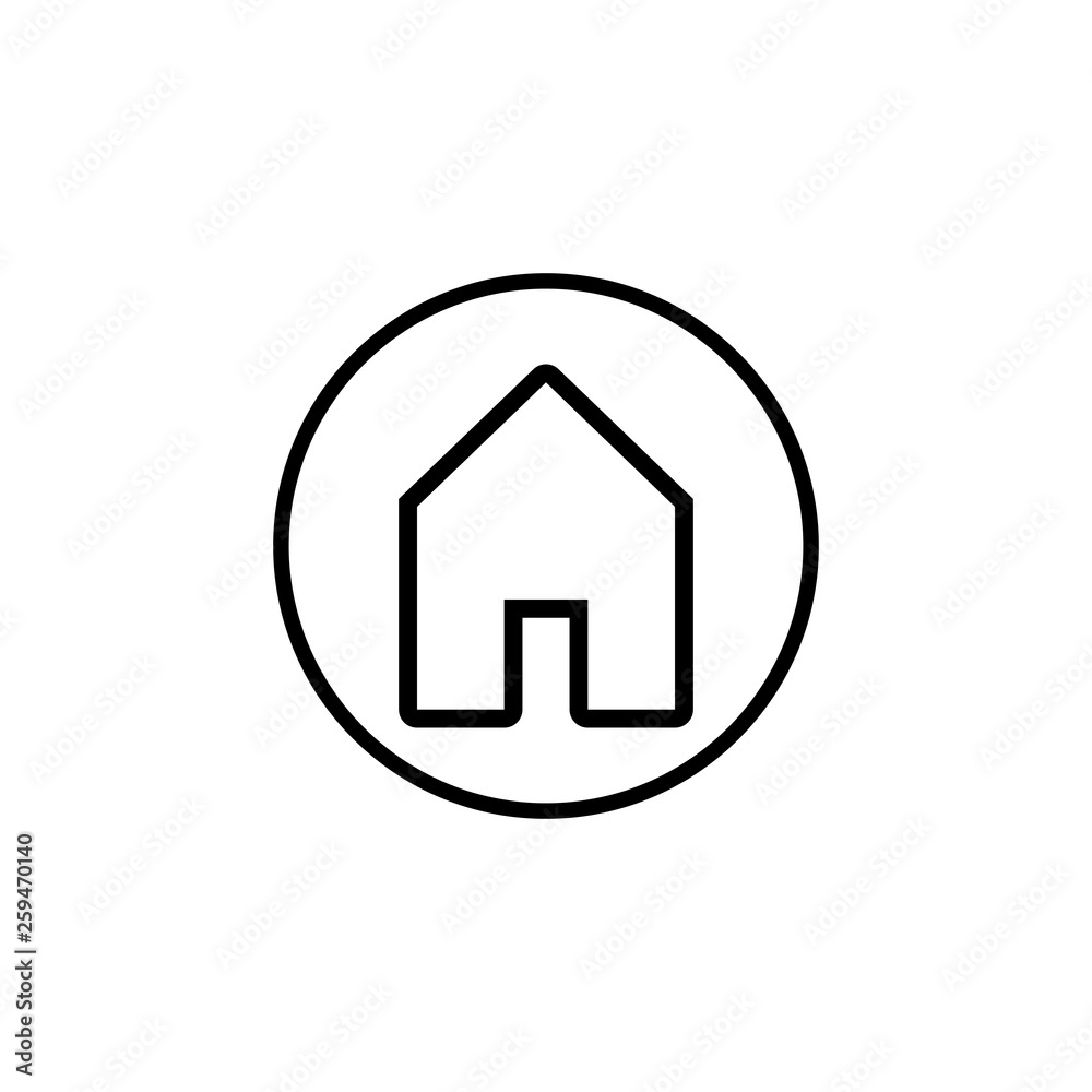 Obraz premium Home icon vector. House vector icon