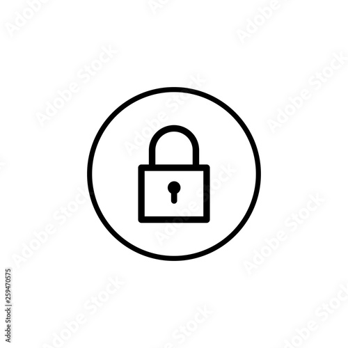 Free Download Lock icon vector. Encryption icon. Lock Icon in trendy flat style isolated. Security symbol - GFXLoad