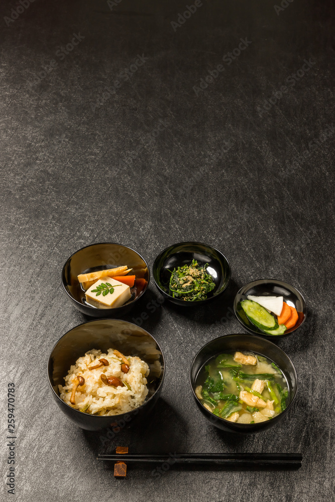 精進料理 Buddhist cuisine (vegetarian cuisine of Japan 精進料理 Buddhist cuisine (vegetarian cuisine of Japan