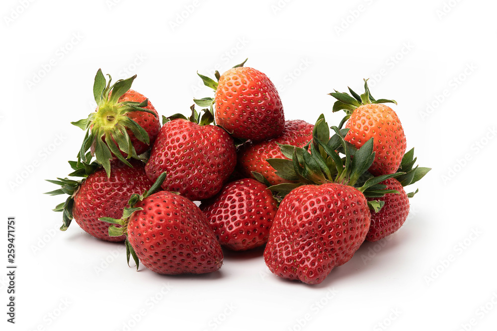 Strawberry white background Strawberry white background