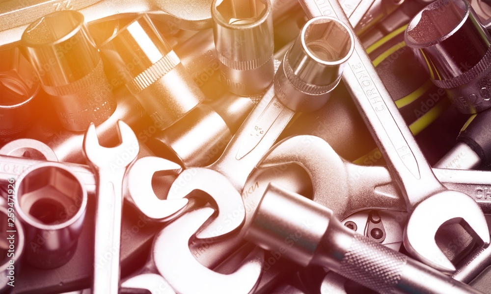 Steel wrench tools for repair Steel wrench tools for repair