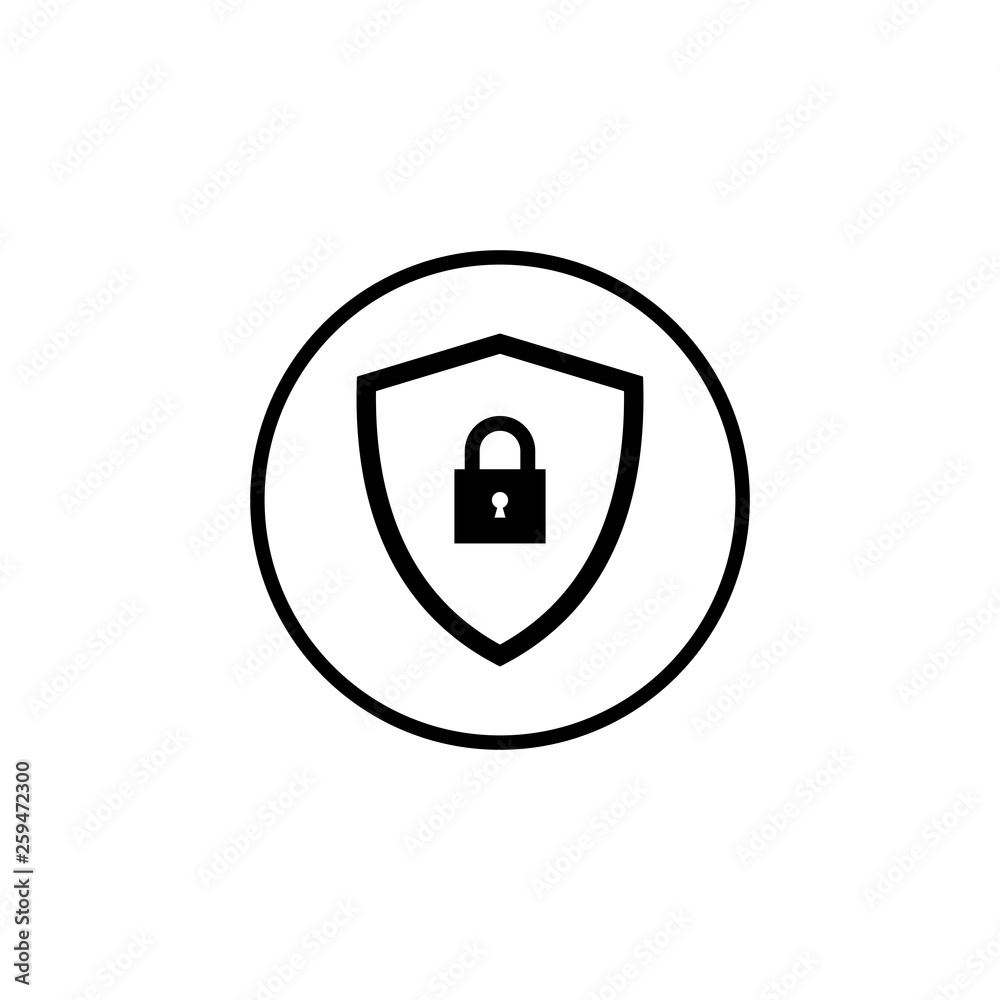 Shield icon vector. Protection icon vector. Security vector icon Shield icon vector. Protection icon vector. Security vector icon