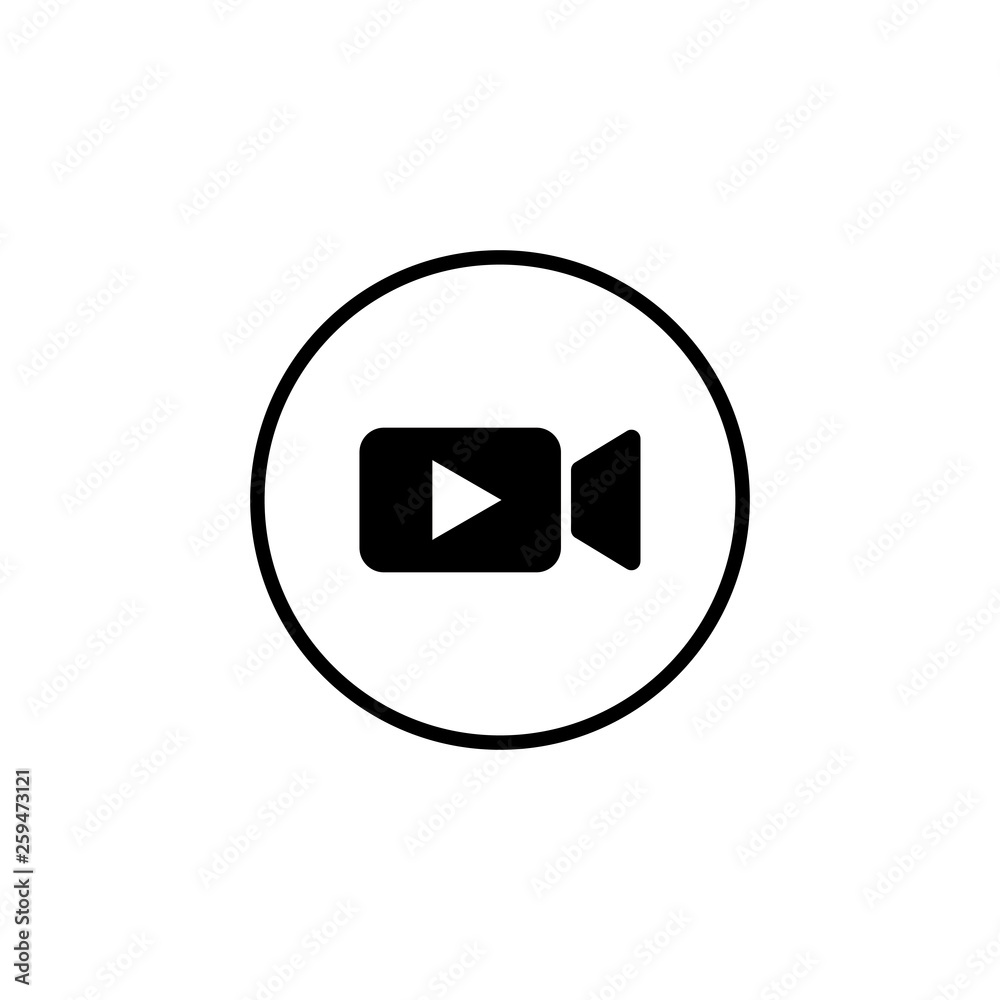 Video camera icon vector. Video Camera. Camera Icons. Movie Sign. Cinema Video camera icon vector. Video Camera. Camera Icons. Movie Sign. Cinema