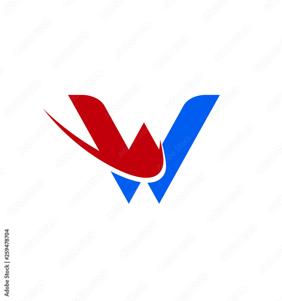 Letter W logo icon design template elements Letter W logo icon design template elements
