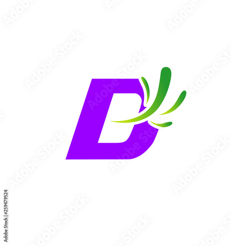 Letter d logo icon design template elements