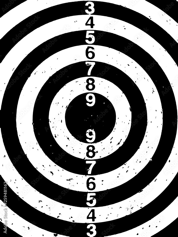 old darts target, vector graphics old darts target, vector graphics