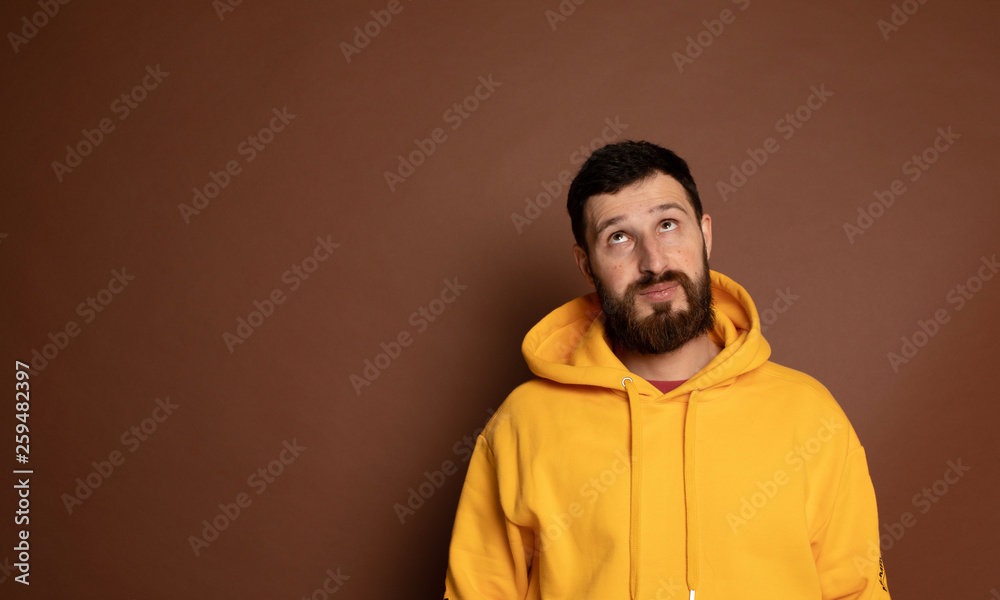 young man thinking about things 