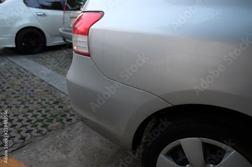 The image of Car parking in car park on daytime