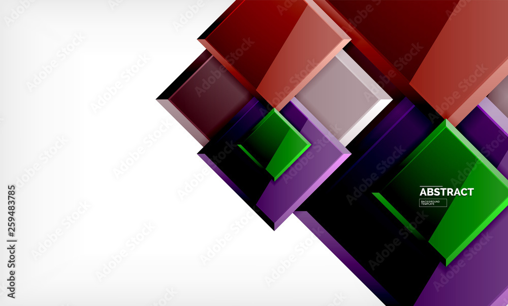 Obraz premium Square geometrical background