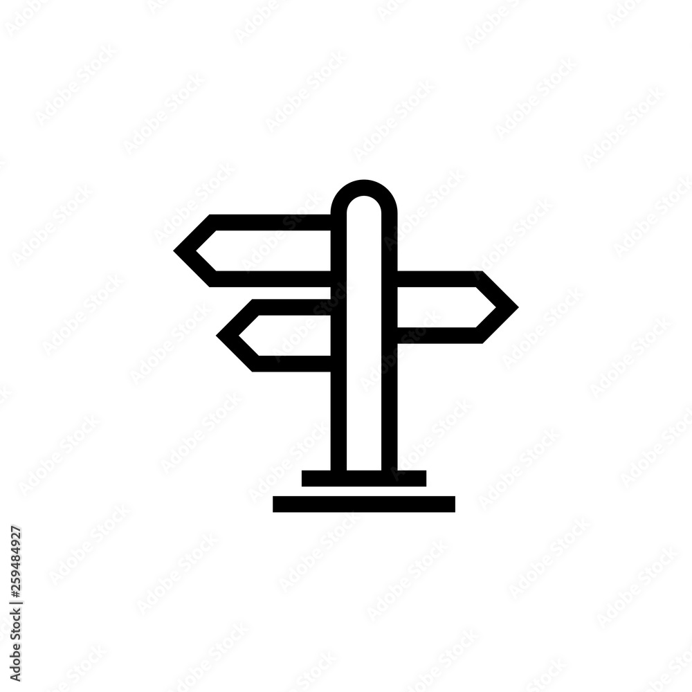 Signpost graphic design template vector isolated Signpost graphic design template vector isolated