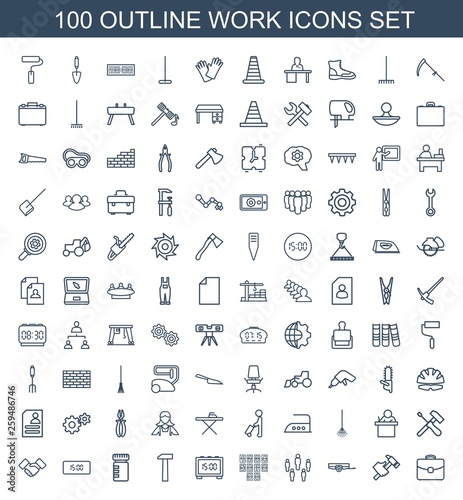 work icons