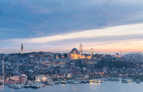 Photography panorama of Istanbul