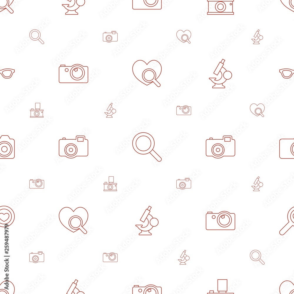 lens icons pattern seamless white background lens icons pattern seamless white background