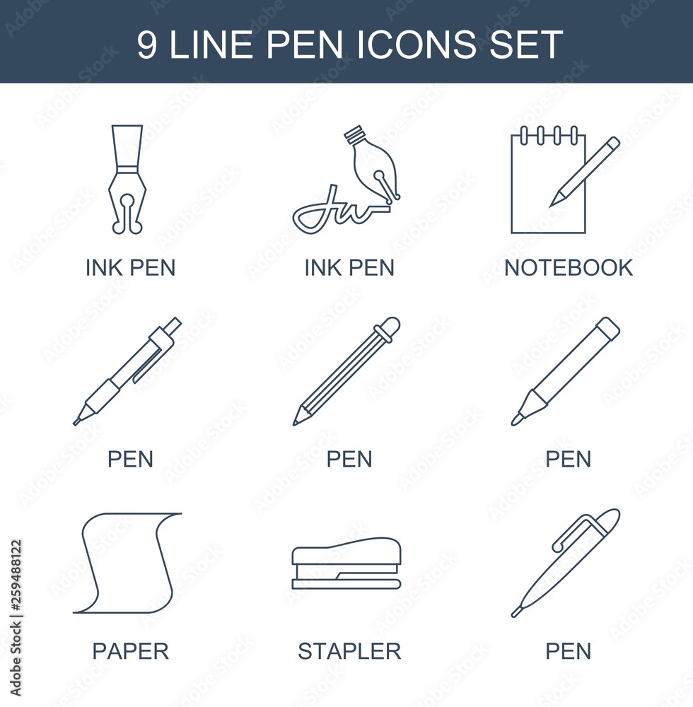 pen icons pen icons