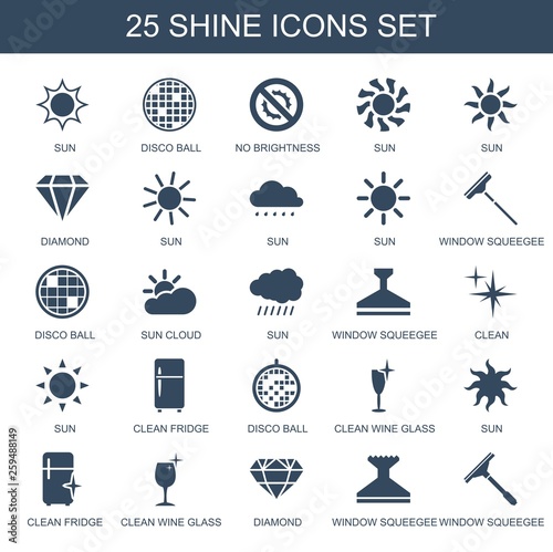 25 shine icons