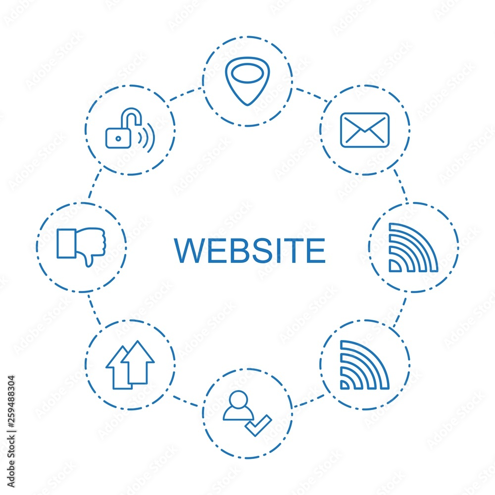 8 website icons 8 website icons