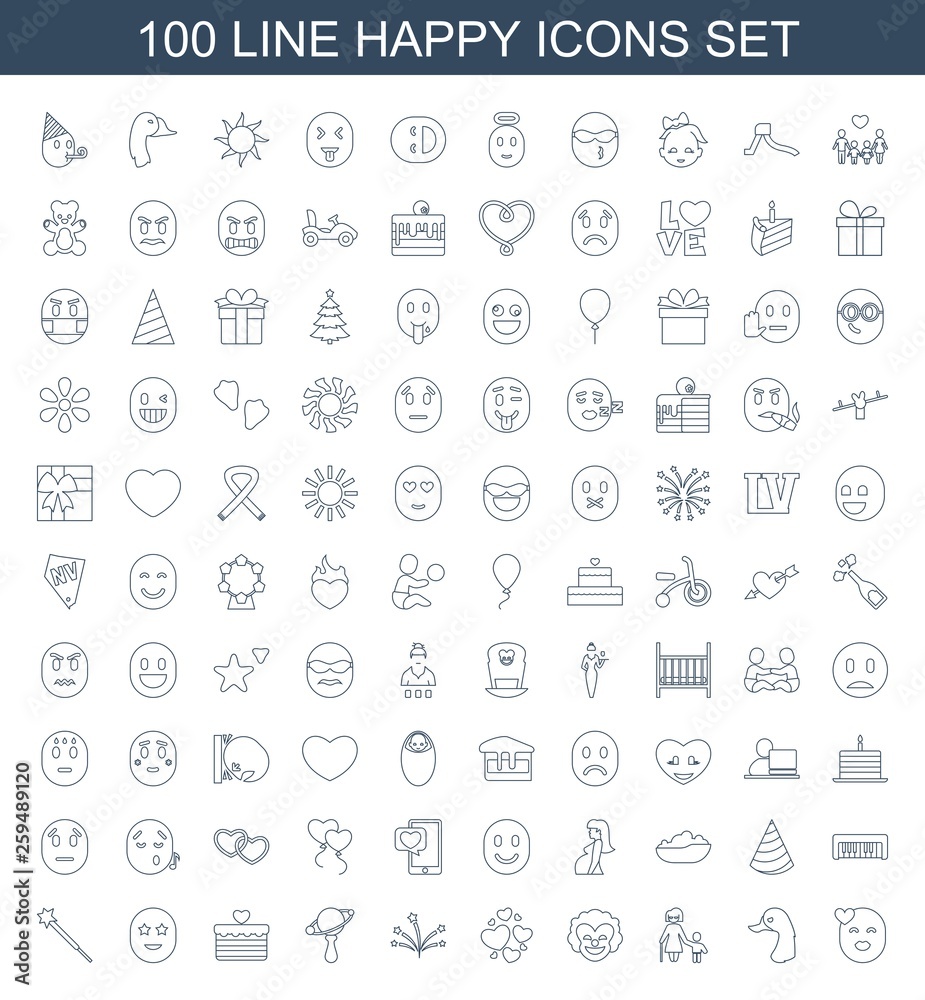 100 happy icons 100 happy icons