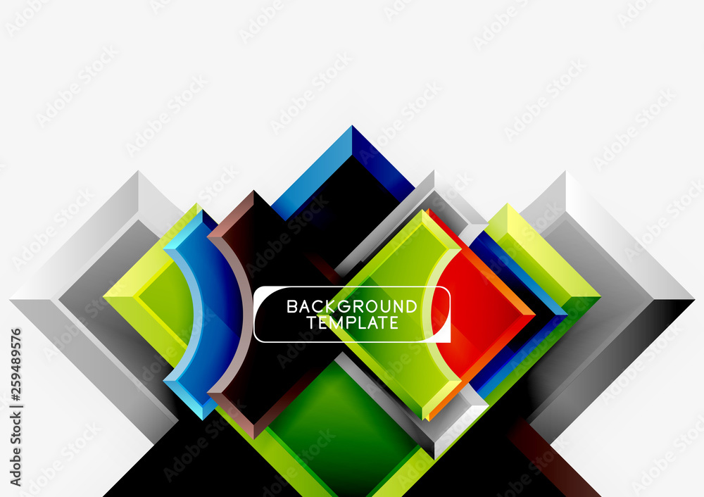 Geometric shapes abstract background Geometric shapes abstract background