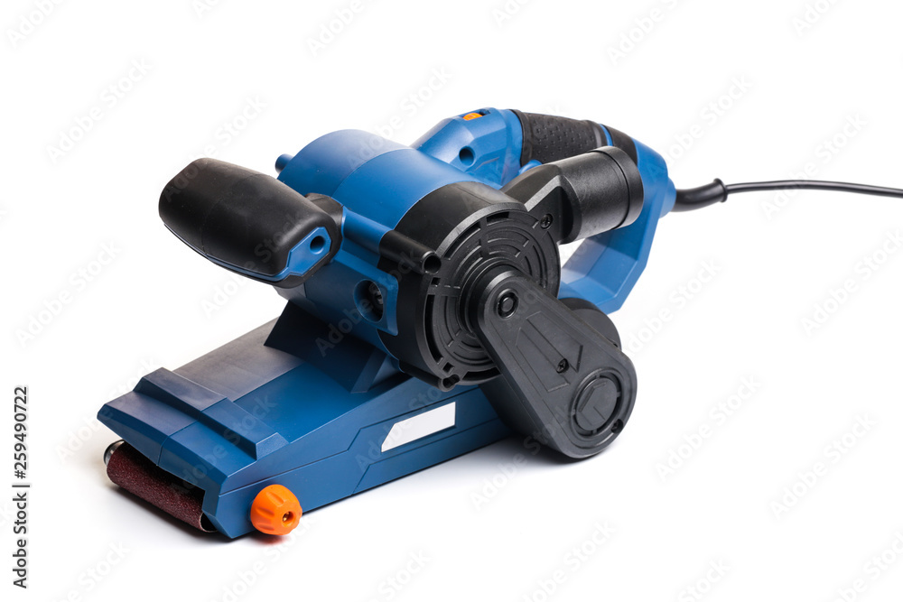 strip sander tool  isolated on white background
