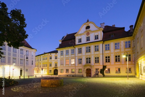Cathedral parish office at Pater-Philipp-Jeningen-Platz, Eichstatt, Altmuhltal, Upper Bavaria, Bavaria, Germany, Europe