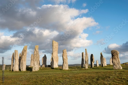 Callanish Standing Stones, 3000 year old stone circle, Isle of Lewis, Outer Hebrides, Scotland, United Kingdom, Europe
