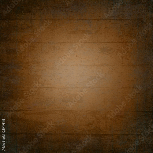 brown planks background texture with light center