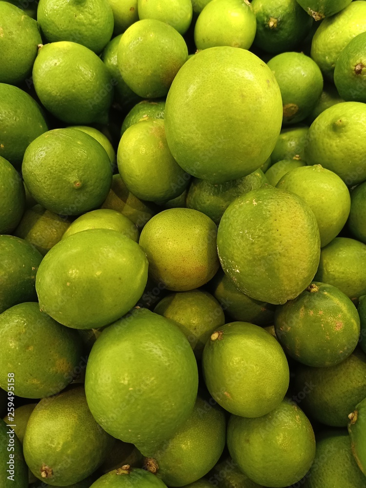 Lime sold at the vegetable shop3 Lime sold at the vegetable shop3